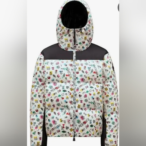 Moncler Men's Mazod Short Down Jacket Snow White sz 5. - Picture 5 of 9